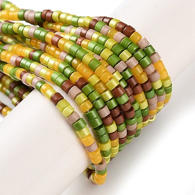 Handmade Czech Lampwork Beads Strands LAMP-L078-008H-1