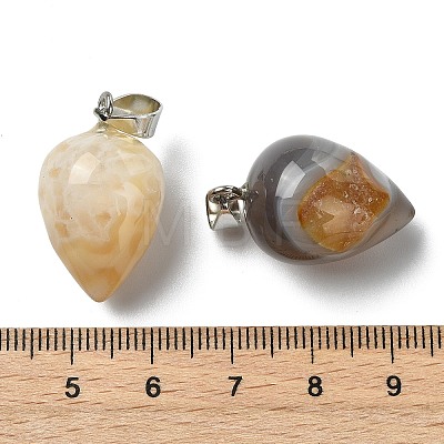 Natural Agate Pendants GG-K002-13I-1