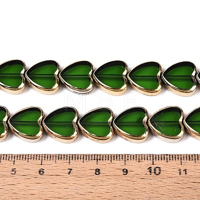 Electroplate Glass Beads Strands EGLA-T021-23D-1