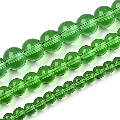 Transparent Glass Beads Strands GLAA-T032-T4mm-07-1