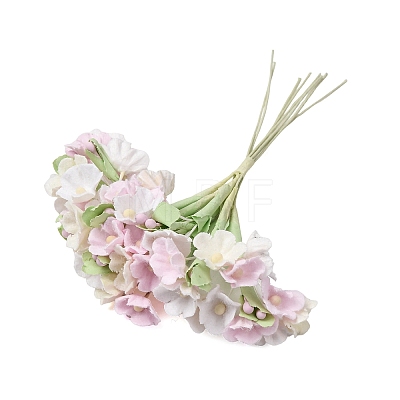 Cloth & Paper & Iron Artificial Mini Flower Bouquet for DIY Crafts FB-CBA59DF-02A-1