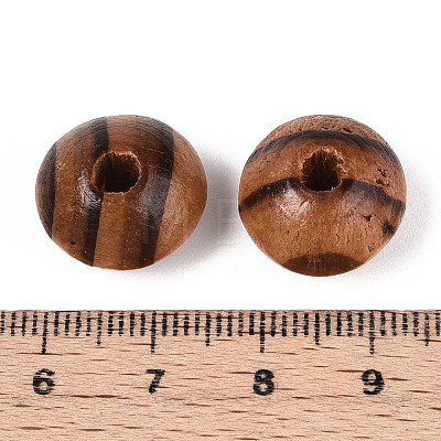Pine Wood Beads WOOD-N018-01C-1