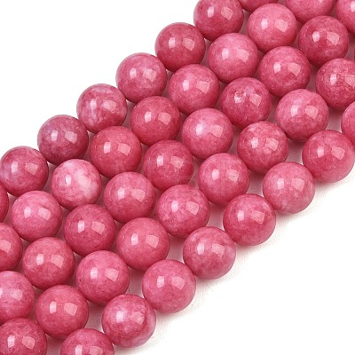 Dyed Natural White Jade Beads Strands GG-CBAD029-A10-10mm-1