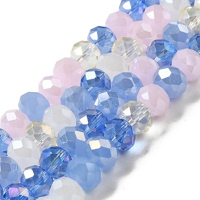 Glass Beads Strands EGLA-A034-M10mm-18-1