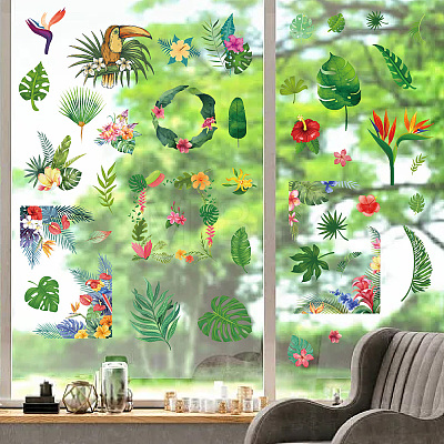 8 Sheets 8 Styles PVC Waterproof Wall Stickers DIY-WH0345-139-1