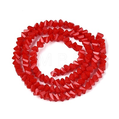Opaque Glass Beads Strands GLAA-N019-3mm-09-1