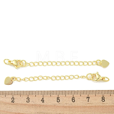 Rack Plating Brass Chain Extender FIND-T071-14G-1