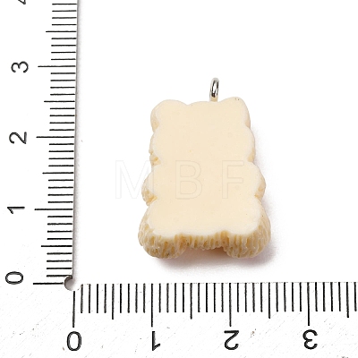 Aninal Theme Opaque Resin Pendants RE-CBA6A90-07P-02-1