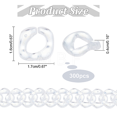 Transparent Acrylic Linking Rings TACR-FH0001-11-1