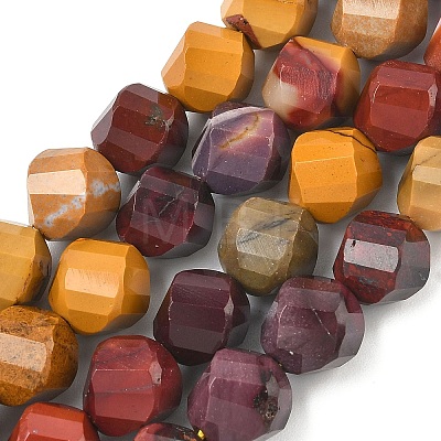 Natural Mookaite Beads Strands G-C267-B04-1