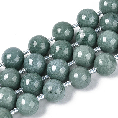 Natural Jadeite Beads Strands G-N353-07E-01-1