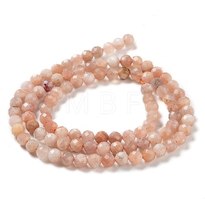 Natural Peach Moonstone Beads Strands G-J400-E16-02-3MM-1