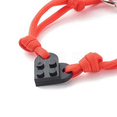 Polyester & Spandex Cord Bracelet Sets BJEW-JB06367-01-1