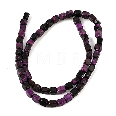 Natural Dyed White Jade(Imitation Charoite) Beads Strands GG-CBA0743-D02-01-1