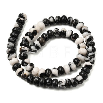 Natural Zebra Jasper Beads Strands G-A280-A22-02-1