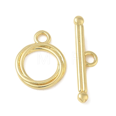 Brass Toggle Clasps KK-CBAFC6C-07G-G-1