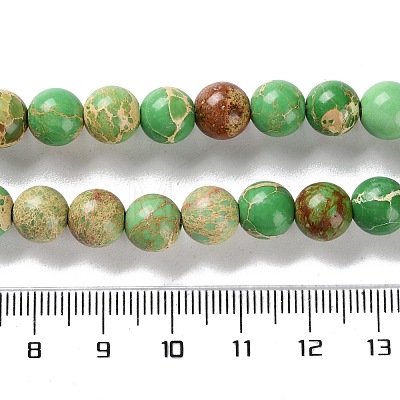 Dyed Natural Regalite/Imperial Jasper/Sea Sediment Jasper Beads Strands G-B124-C01-12-1