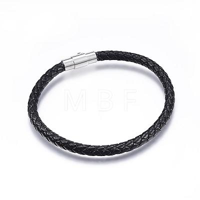 Braided Leather Bracelet Making MAK-E659-03-1