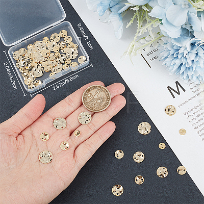 80Pcs 4 Styles Brass Connector Charms KK-CN0002-93G-1
