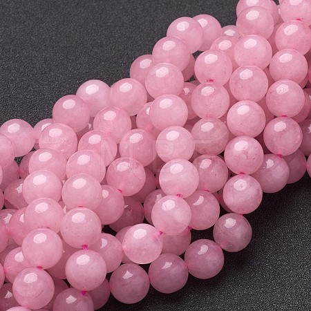 Natural Rose Quartz Beads Strands X-GSR10mmC034-1