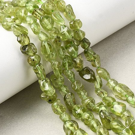 Natural Peridot Beads Strands G-H346-A01-01-1