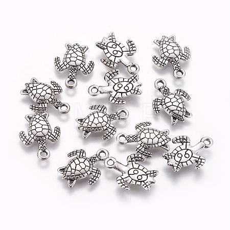 Tibetan Style Alloy Pendants A-PALLOY-WH0066-13AS-1
