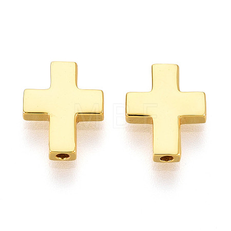 925 Sterling Silver Religion Cross Beads STER-N016-122G-1