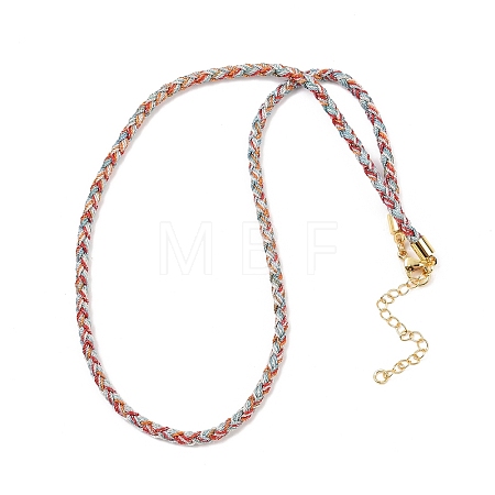 3.5MM Round Nylon Cotton Cord Necklace Making NJEW-C106-03G-12-1