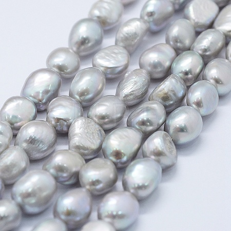 Natural Cultured Freshwater Pearl Beads Strands PEAR-K004-02A-1