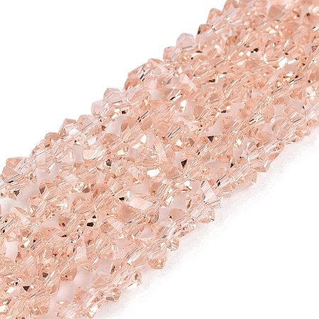 Transparent Glass Beads Strands GLAA-N018-3mm-06-1