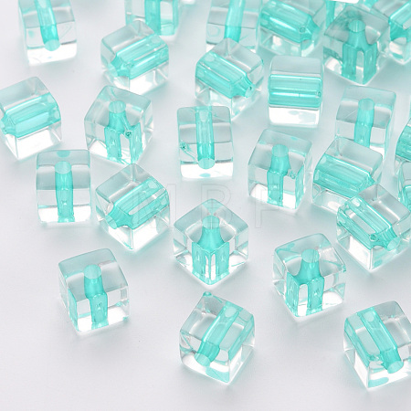 Transparent Acrylic Beads TACR-S154-12A-68-1