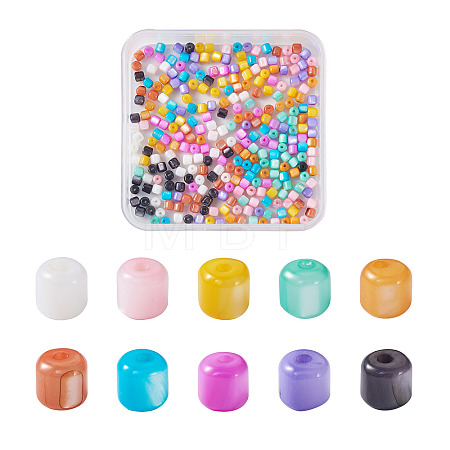 300Pcs 10 Colors Natural Freshwater Shell Beads SHEL-TA0001-06-1