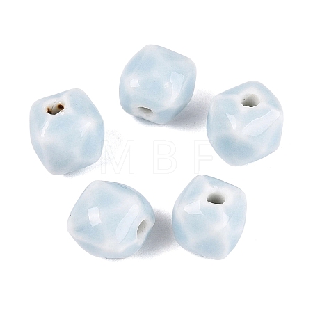 Vintage Handmade Porcelain Beads PORC-N013-18-15-1