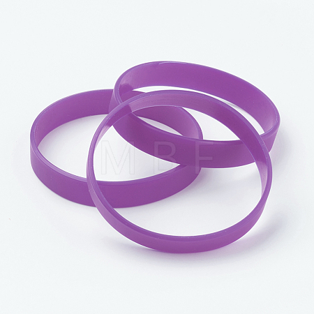 Silicone Wristbands Bracelets BJEW-J176-180-14-1
