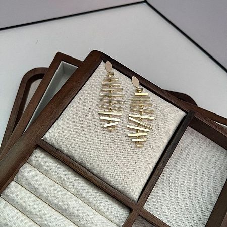 Brass Stud Earrings FS-WGFD99A-01-1