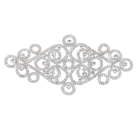Brass Crystal Rhinestones Ornament Accessories for Chain Belts KK-WH0816-001-1