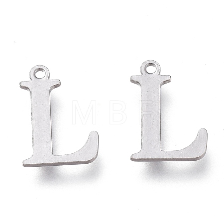 Tarnish Resistant 304 Stainless Steel Charms STAS-H112-L-P-1