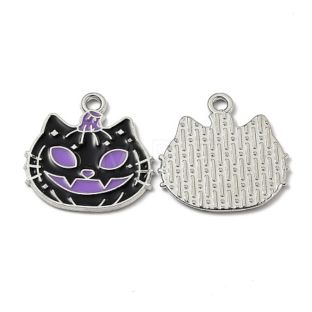 Alloy Enamel Pendants ENAM-Z001-15P-02-1