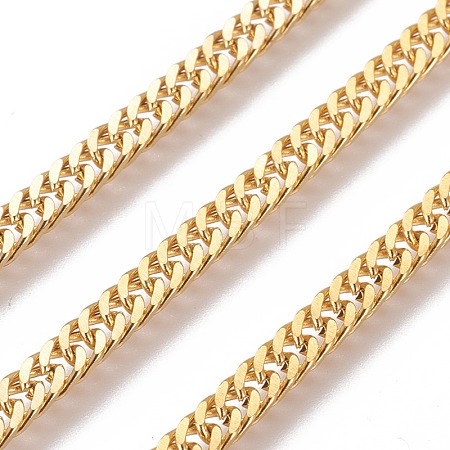 304 Stainless Steel Curb Chains CHS-E018-12G-1