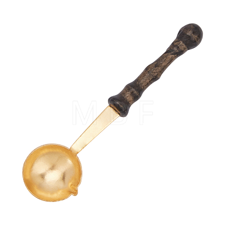 Brass Wax Sticks Melting Spoon AJEW-I043-02G-1