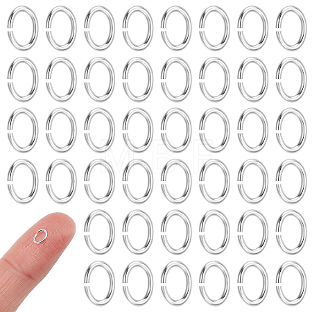 50Pcs S925 Sterling Silver Jump Rings STER-GA0001-47-1