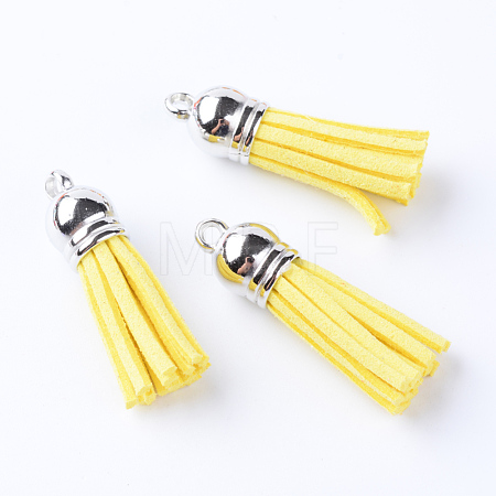 Faux Suede Tassel Pendant Decorations X-FIND-T002-A17-1