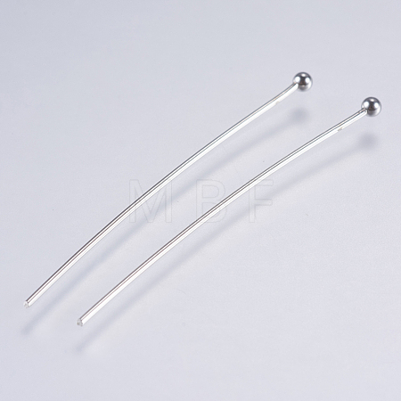 Tarnish Resistant 304 Stainless Steel Ball Head Pins STAS-F146-02P-40mm-1