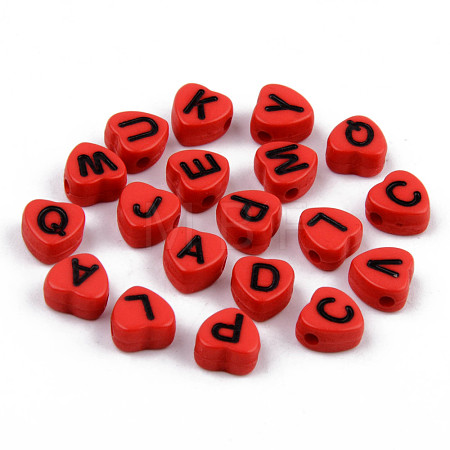 Opaque Acrylic Enamel Beads MACR-S273-37H-1