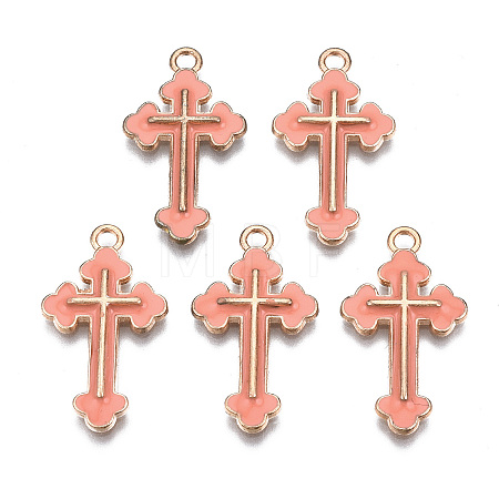 Alloy Enamel Pendants ENAM-S121-059H-1