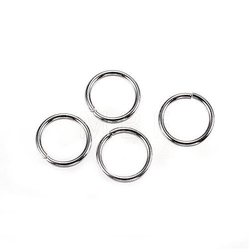 Tarnish Resistant 304 Stainless Steel Jump Rings STAS-D448-099P-8mm-1