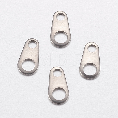 201 Stainless Steel Chain Tabs STAS-I097-035E-P-1