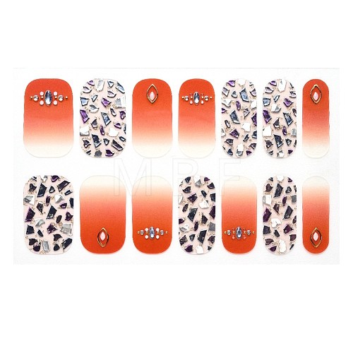 Full Wrap Gradient Nail Polish Stickers MRMJ-S059-ZQ021-1