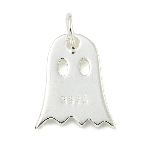 925 Sterling Silver Halloween Ghost Charms STER-NH0001-75S-1