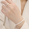 5Pcs Natural White Shell Beads BSHE-CJ0001-07-6